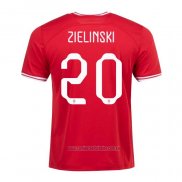 Camiseta del Polonia Jugador Zielinski 2ª Equipacion 2022