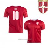 Camiseta del Serbia Jugador Tadic 1ª Equipacion 2020-2021