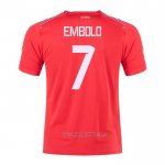Camiseta del Suiza Jugador Embolo 1ª Equipacion 2022