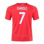 Camiseta del Suiza Jugador Embolo 1ª Equipacion 2022