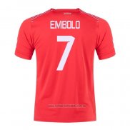 Camiseta del Suiza Jugador Embolo 1ª Equipacion 2022