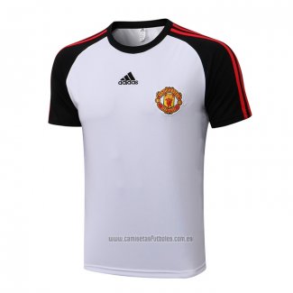 Camiseta de Entrenamiento Manchester United 2021-2022 Blanco