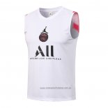 Camiseta de Entrenamiento Paris Saint-Germain Sin Mangas 2021-2022 Blanco