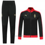 Chandal de Chaqueta del AC Milan 120 Anos 2019 Negro