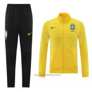 Chandal de Chaqueta del Brasil 2021-2022 Amarillo