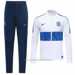 Chandal de Chaqueta del Chelsea 2019-2020 Azul y Blanco