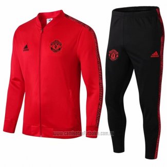 Chandal de Chaqueta del Manchester United N98 2019-2020 Rojo