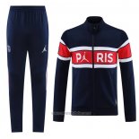 Chandal de Chaqueta del Paris Saint-Germain 2023-2024 Azul y Rojo