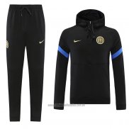 Chandal de Sudadera del Inter Milan 2021-2022 Negro