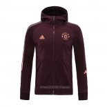 Chaqueta con Capucha del Manchester United 2020-2021 Rojo