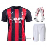 Camiseta del+Pantalones+Calcetines AC Milan 1ª Equipacion 2020-2021