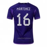 Camiseta del Argentina Jugador Martinez 2ª Equipacion 2022
