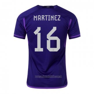 Camiseta del Argentina Jugador Martinez 2ª Equipacion 2022