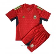 Camiseta del Argentina Portero Nino 2022 Rojo