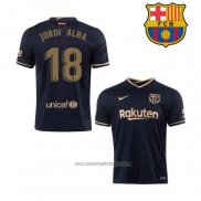Camiseta del Barcelona Jugador Jordi Alba 2ª Equipacion 2020-2021