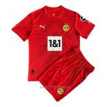 Camiseta del Borussia Dortmund Portero Nino 2022-2023 Rojo
