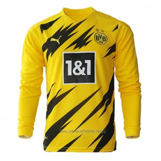 Camiseta del Borussia Dortmund 1ª Equipacion Manga Larga 2020-2021