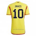 Camiseta del Colombia Jugador James 1ª Equipacion 2022