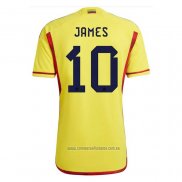Camiseta del Colombia Jugador James 1ª Equipacion 2022