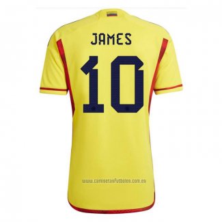 Camiseta del Colombia Jugador James 1ª Equipacion 2022
