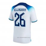 Camiseta del Inglaterra Jugador Bellingham 1ª Equipacion 2022