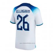 Camiseta del Inglaterra Jugador Bellingham 1ª Equipacion 2022
