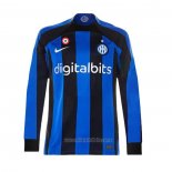 Camiseta del Inter Milan 1ª Equipacion Manga Larga 2022-2023