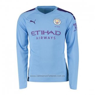 Camiseta del Manchester City 1ª Equipacion Manga Larga 2019-2020