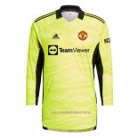 Camiseta del Manchester United Portero 1ª Equipacion Manga Larga 2021-2022