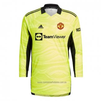 Camiseta del Manchester United Portero 1ª Equipacion Manga Larga 2021-2022