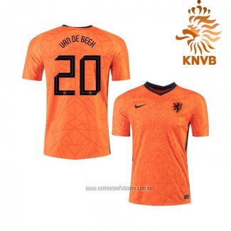 Camiseta del Paises Bajos Jugador Van De Beek 1ª Equipacion 2020-2021