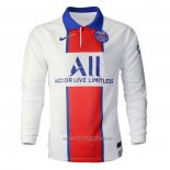 Camiseta del Paris Saint-Germain 2ª Equipacion Manga Larga 2020-2021