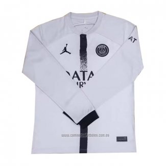 Camiseta del Paris Saint-Germain 2ª Equipacion Manga Larga 2022-2023