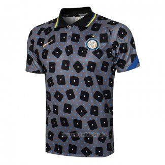 Camiseta Polo del Inter Milan 2021-2022 Gris