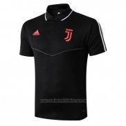 Camiseta Polo del Juventus 2019-2020 Negro y Blanco