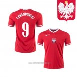 Camiseta del Polonia Jugador Lewandowski 2ª Equipacion 2020-2021