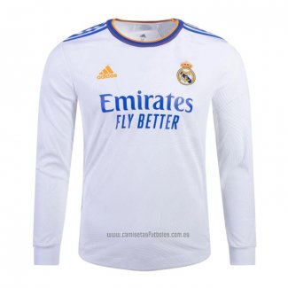Camiseta del Real Madrid Authentic 1ª Equipacion Manga Larga 2021-2022