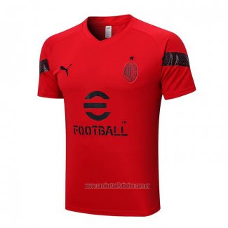 Camiseta de Entrenamiento AC Milan 2022-2023 Rojo