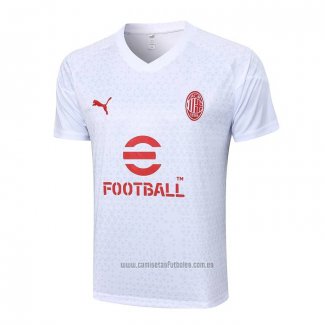 Camiseta de Entrenamiento AC Milan 2023-2024 Blanco