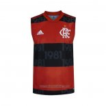 Camiseta de Entrenamiento Flamengo Sin Mangas 2021 Rojo