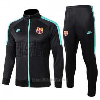 Chandal de Chaqueta del Barcelona 2019-2020 Gris