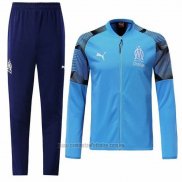 Chandal de Chaqueta del Olympique Marsella N98 2019-2020 Azul