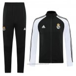 Chandal de Chaqueta del Real Madrid 2020-2021 Negro y Blanco