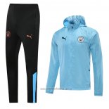 Chandal de Rompevientos del Manchester City 2021 Azul