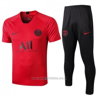 Chandal del Paris Saint-Germain Manga Corta 2019-2020 Rojo