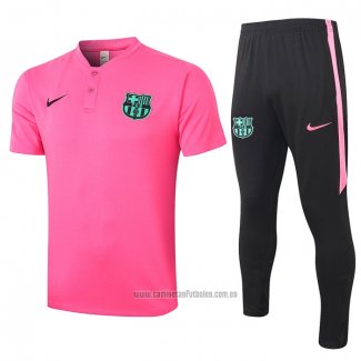 Conjunto Polo Barcelona 2020-2021 Rosa