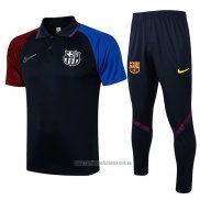 Conjunto Polo del Barcelona 2021-2022 Azul