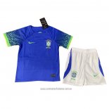 Camiseta del Brasil 2ª Equipacion Nino 2022