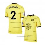 Camiseta del Chelsea Jugador Rudiger 2ª Equipacion 2021-2022