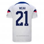 Camiseta del Estados Unidos Jugador Weah 1ª Equipacion 2022